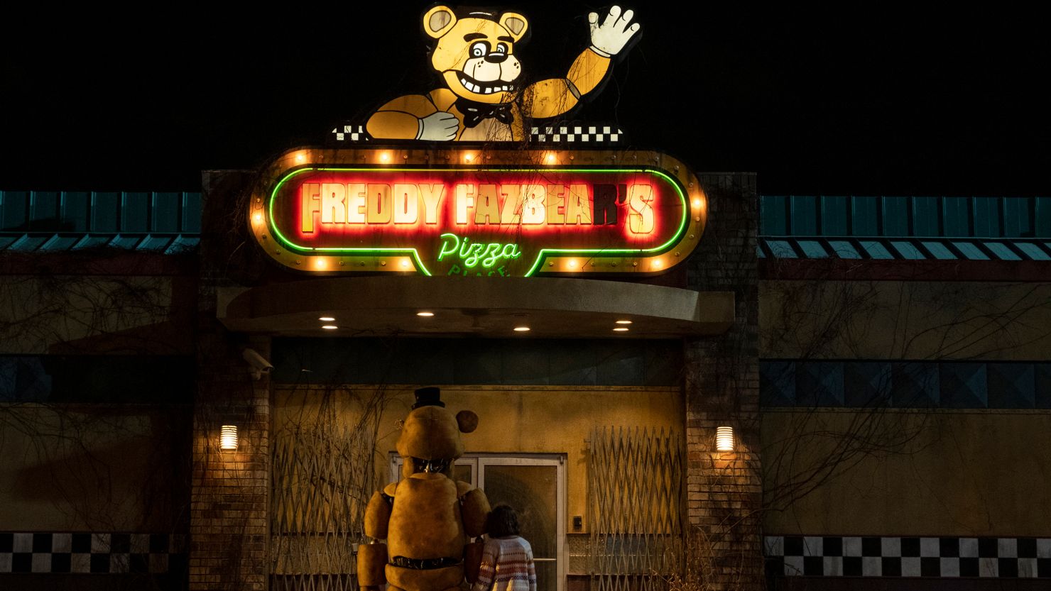 FIVE NIGHTS AT FREDDY'S, from Universal Pictures and Blumhouse in association with Striker Entertainment.