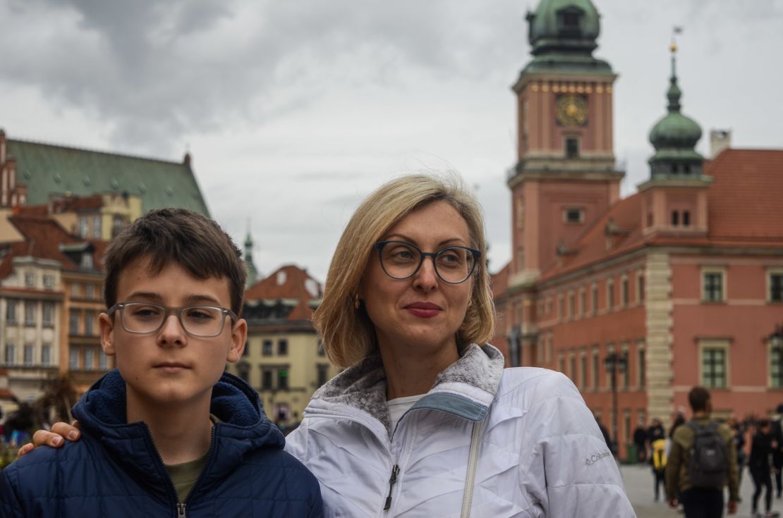 Anna Martynenko fled to Poland with her sons, in the first weeks of the war in Ukraine.