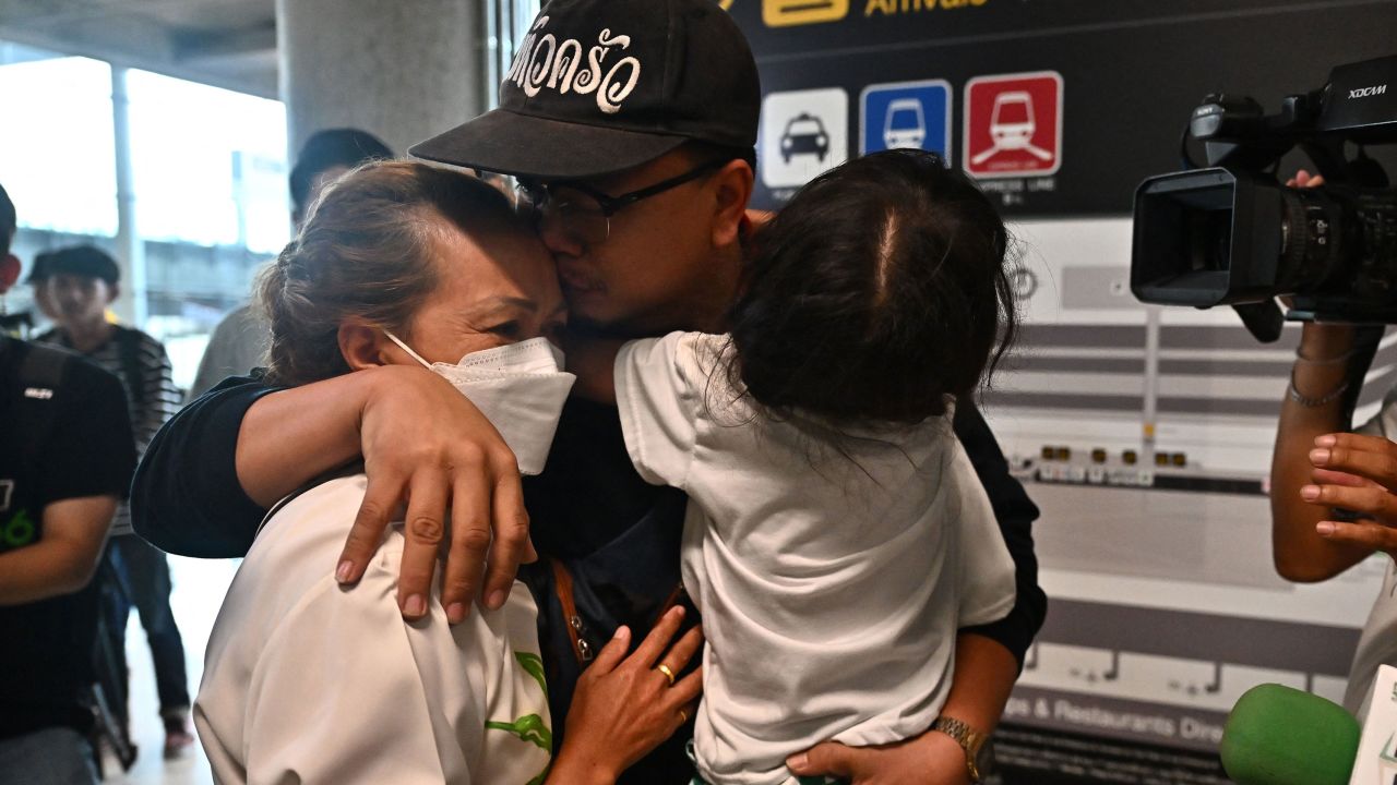 Many tearful family reunions took place. Thousands more are awaiting evacuation assistance from the Thai government.