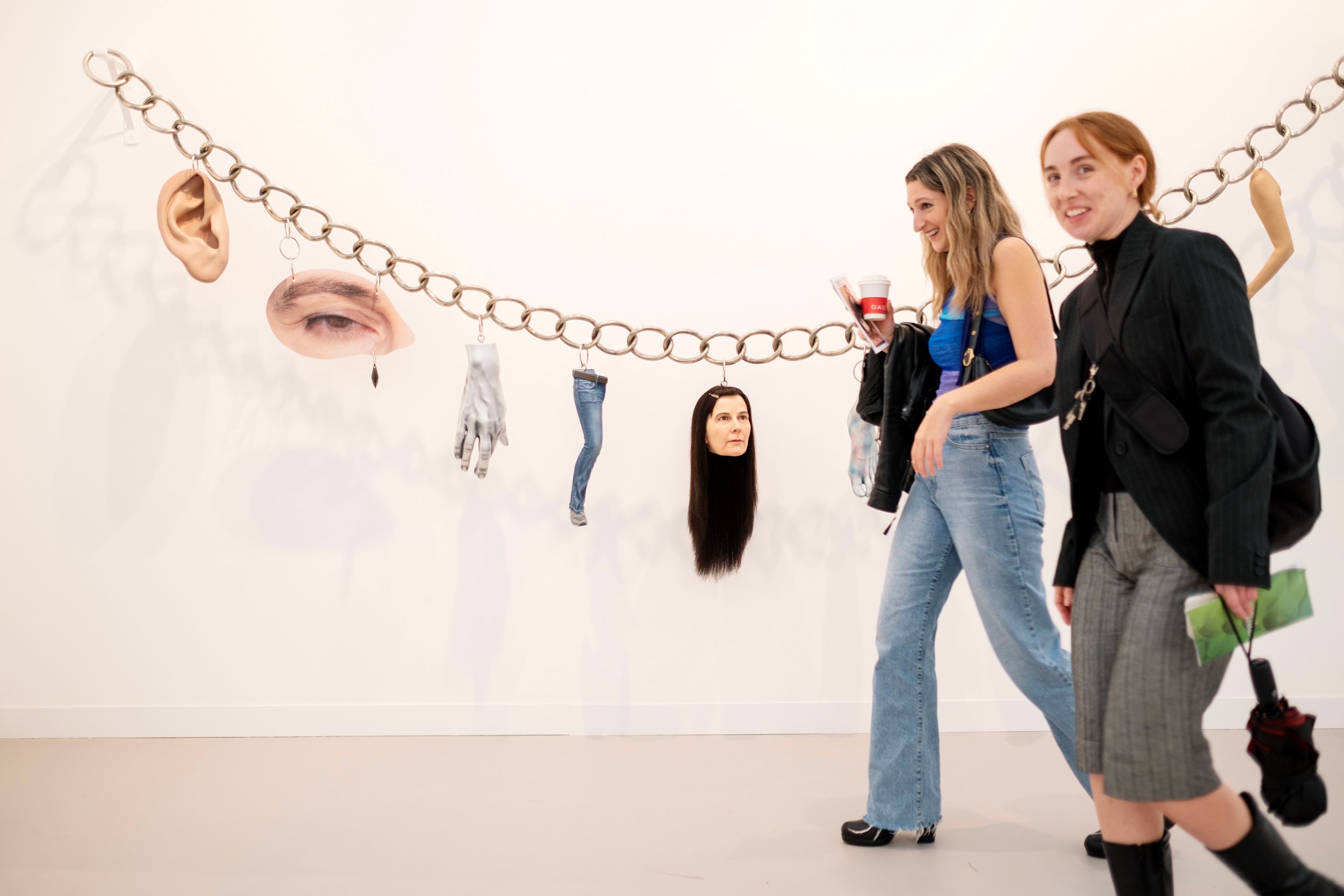 Work by Gillian Wearing at Maureen Paley Gallery, Frieze London 2023.
Photo Courtesy of Linda Nylind/Frieze.
12/10/2023.