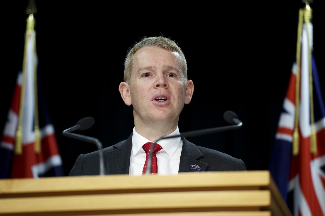 New Zealand Prime Minister Chris Hipkins at Parliament on July 26, in Wellington, New Zealand.