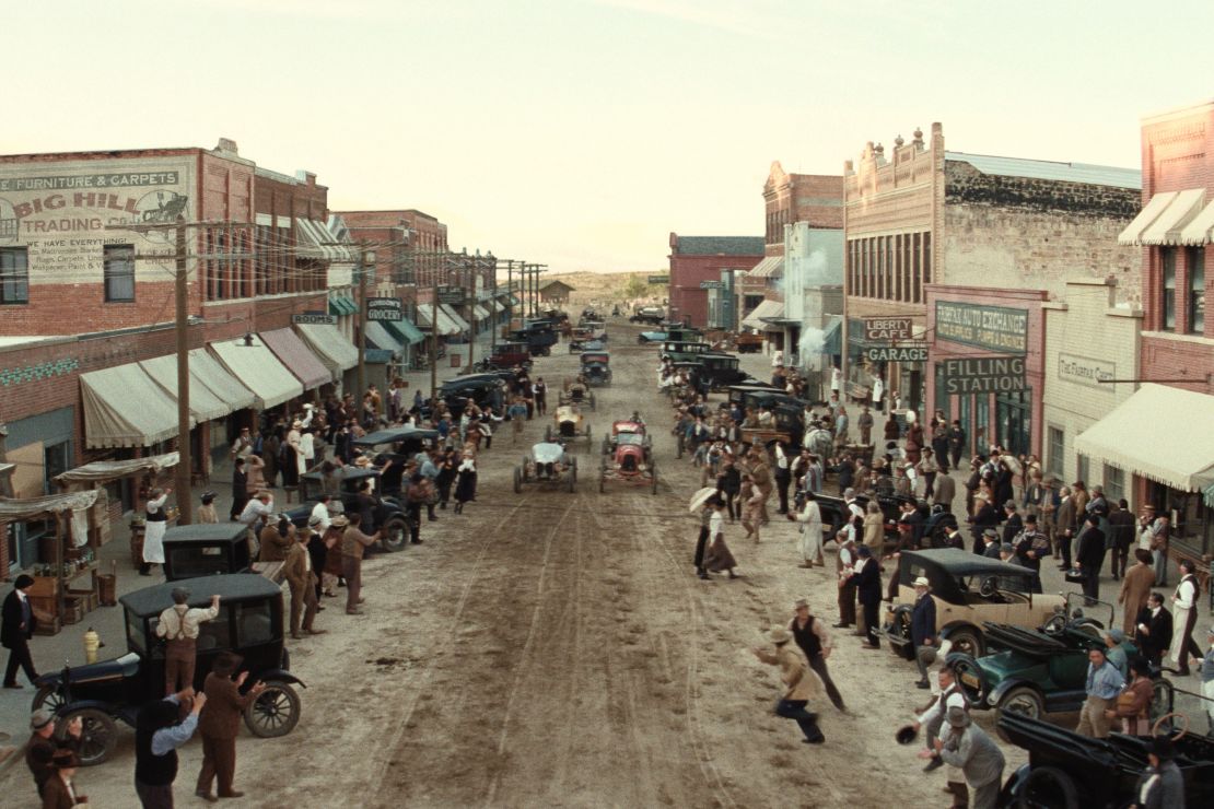 Fisk's recreation of Fairfax in the completed film.