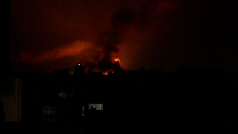 Video: Intense bombardment on Gaza City picks up during on-air segment. See the live pictures