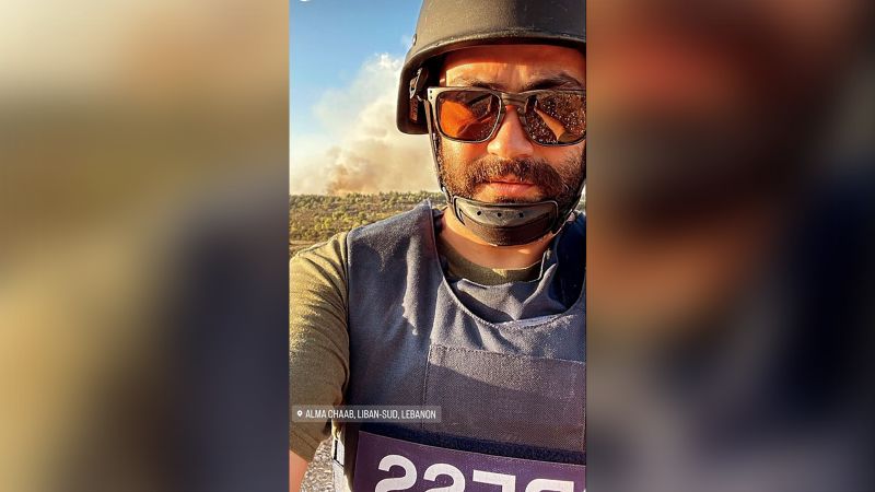 NextImg:Journalists hit as Israel fired at Lebanon were clearly marked as press, CNN analysis shows | CNN