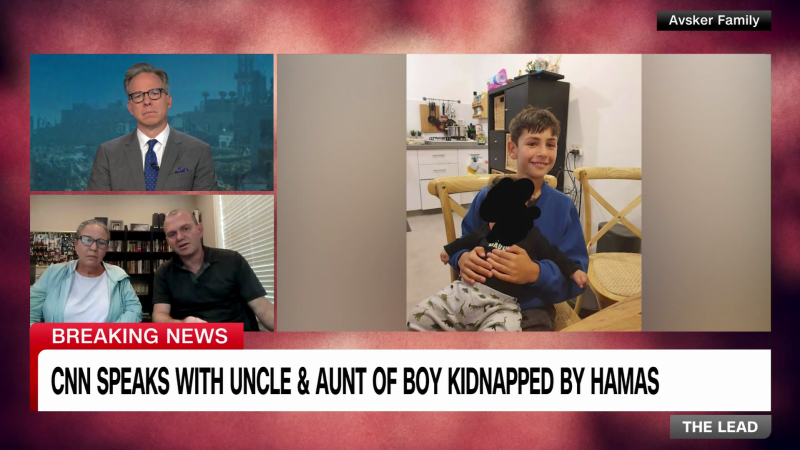 Jake Tapper speaks with man whose nephew was kidnapped by Hamas