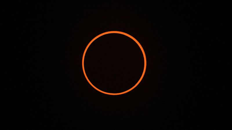 Solar Eclipse: „Ring of Fire“ se objevuje nad Amerikou