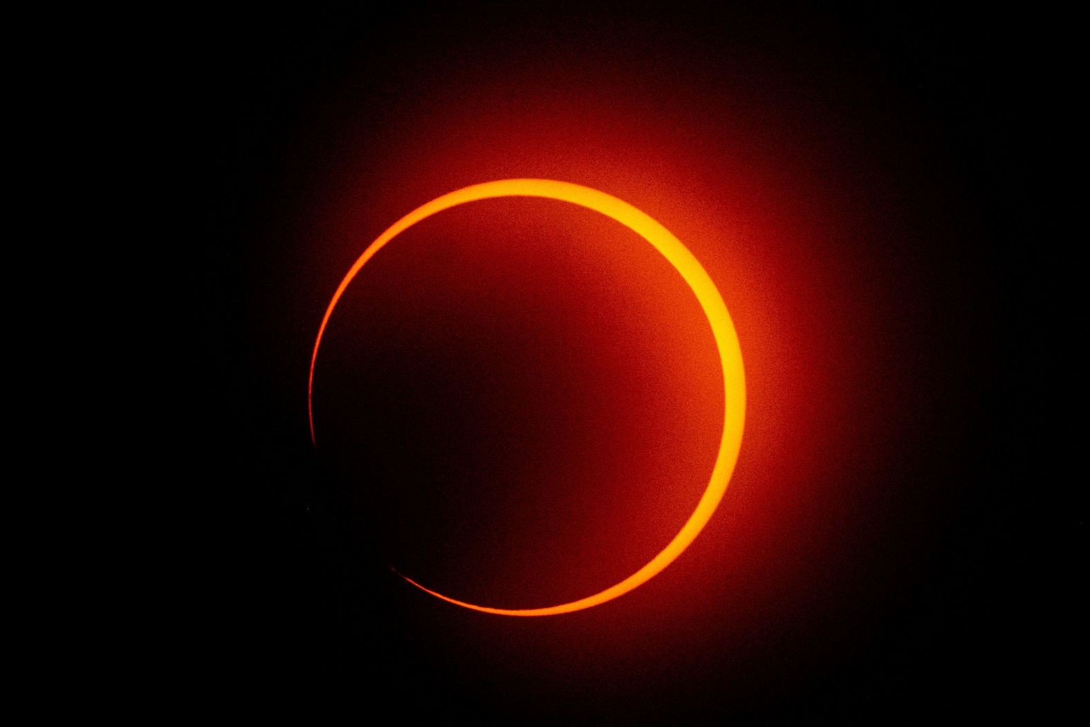 The eclipse is seen from Penonome, Panama.