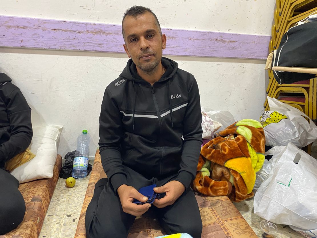 Ismail Abd Almagid has been staying in a refugee camp in the West Bank.