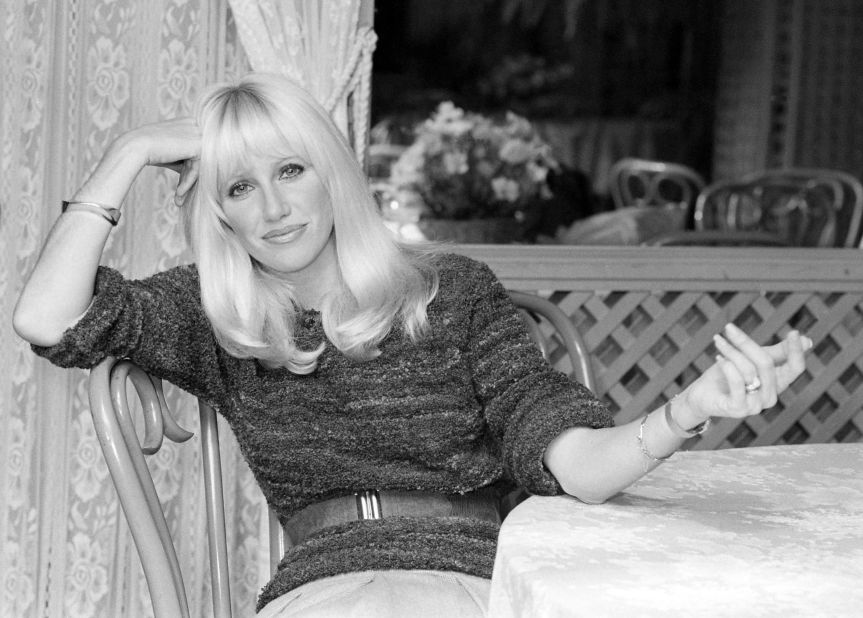 <a href="https://www.cnn.com/2023/10/15/entertainment/suzanne-somers-death/index.html" target="_blank">Suzanne Somers</a>, the actress who lit up the small screen on "Three's Company" and became one of TV's most iconic fitness pitchwomen, died on October 15, according to a statement provided to CNN from her longtime publicist R. Couri Hay. Somers was 76.