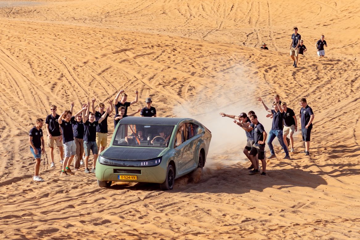 Stella Terra took on the sand dunes of the Sahara Desert on the final stage of its journey.
