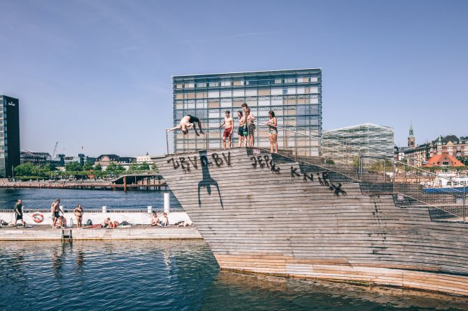 <strong>Havnen, Copenhagen, Denmark: </strong>The Danish capital's waterfont area has become a hub for all things aquatic, including kayaking, rafting and paddleboarding.