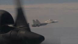 Images and video newly released by the Department capture a PLA fighter jet in the course of conducting a coercive and risky intercept against a lawfully operating U.S. asset in the East China Sea. Over the course of five hours, four PLA aircraft conducted this intercept, at one point reaching a distance of just 75 feet from the U.S plane.