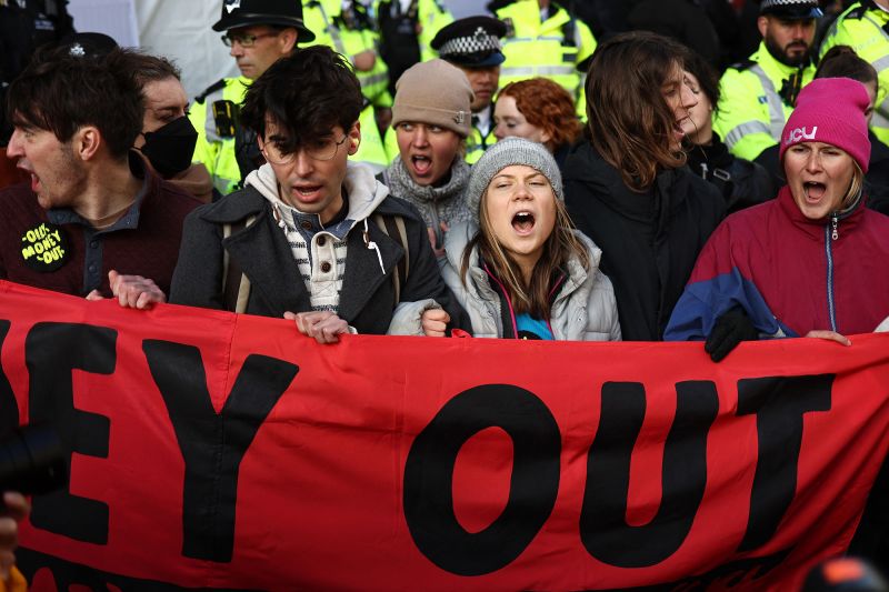 Greta Thunberg Charged With Public Order Offense Following Arrest At ...