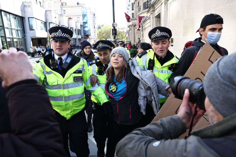 Greta Thunberg Arrested At Oil Conference In London, Eyewitnesses Tell ...