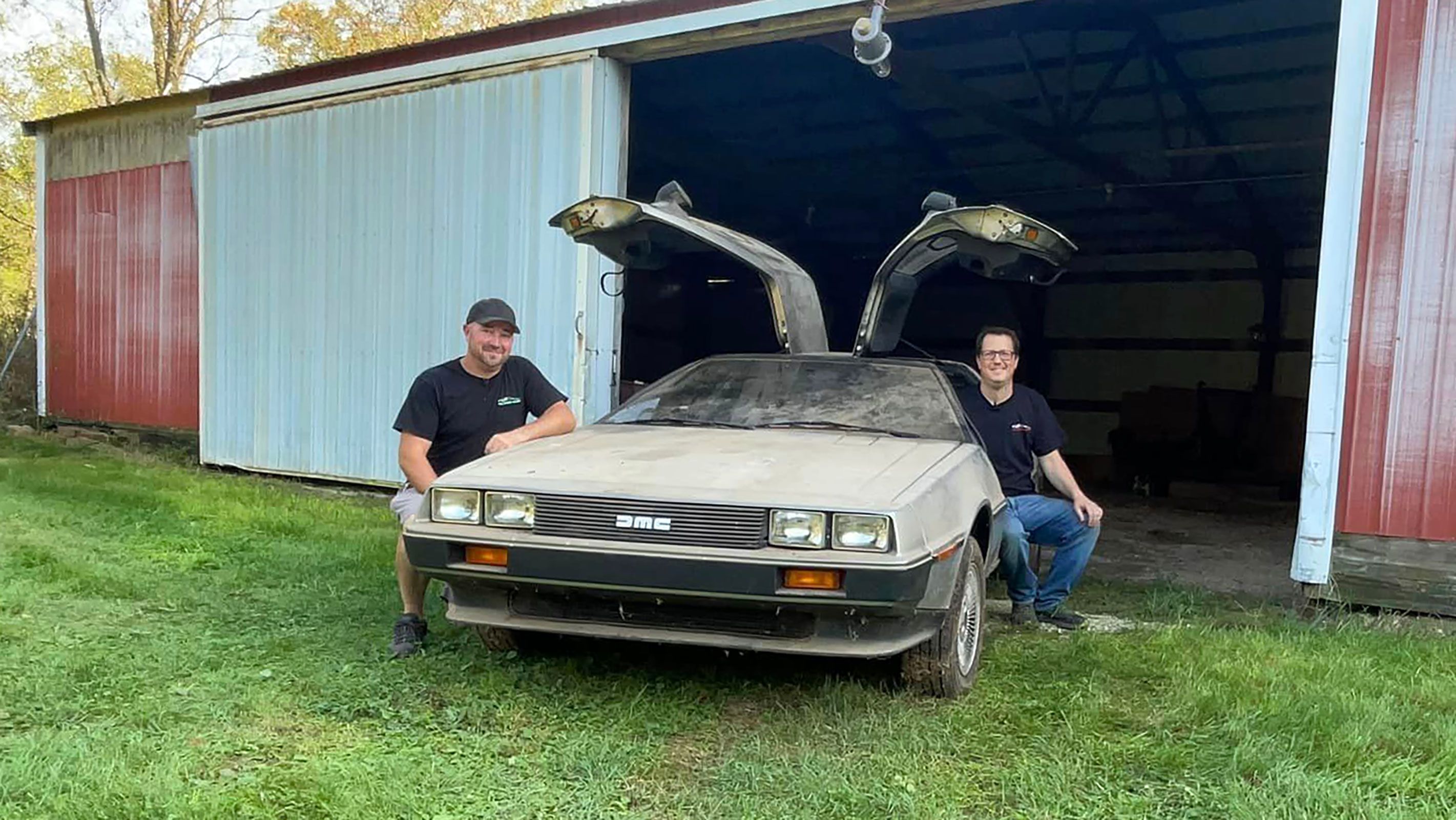 DeLorean with only 977 miles on it was found in Wisconsin barn