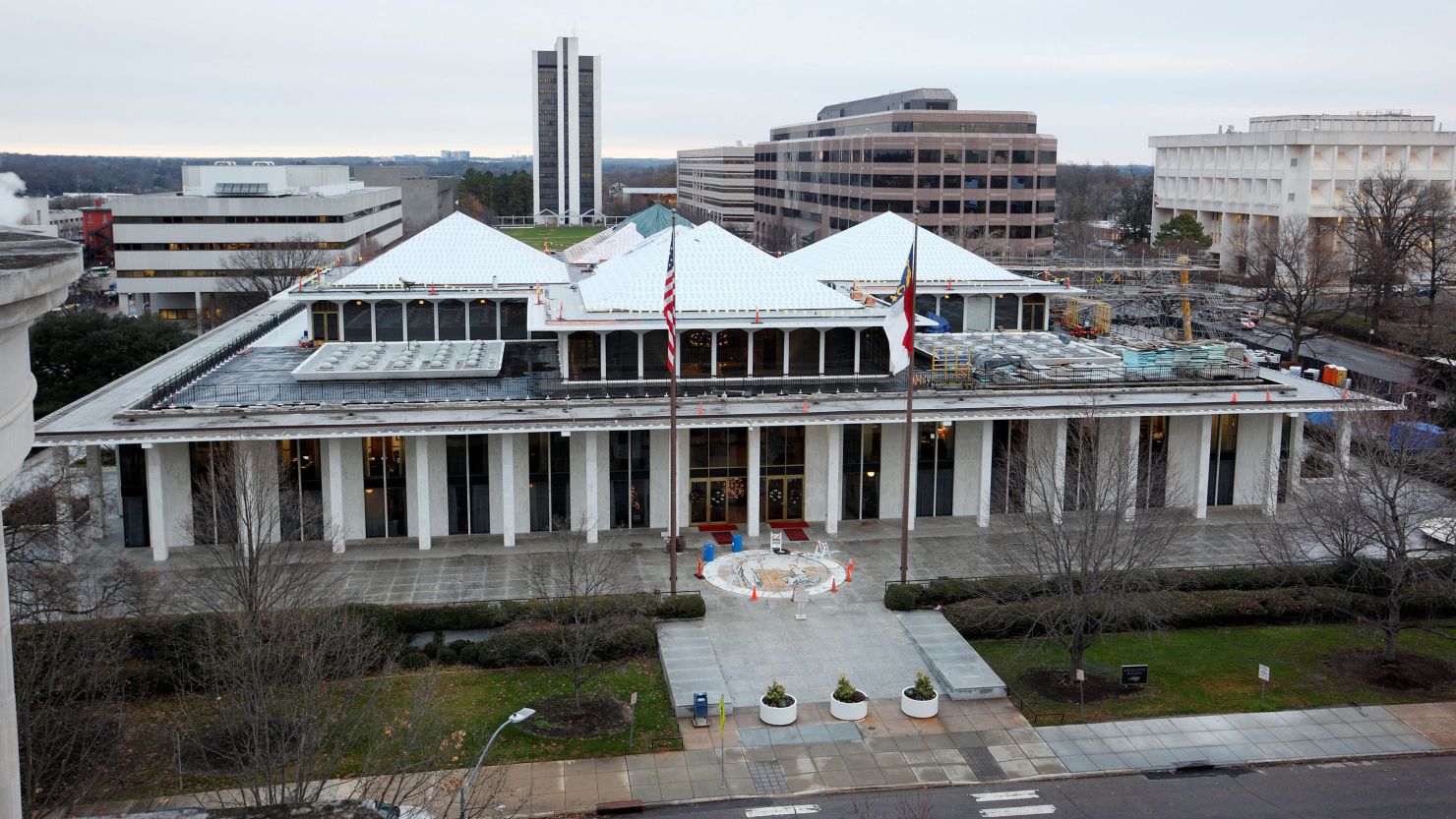 FILE PHOTO: North Carolina's Legislative Building seen in Raleigh, North Carolina, U.S. on December 19, 2016.  REUTERS/Jonathan Drake/File Photo