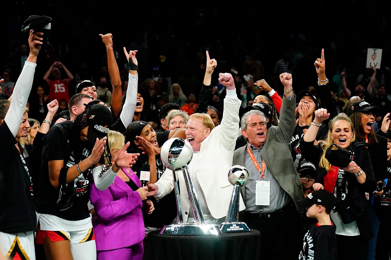 Las Vegas Aces become WNBA's 1st repeat champions in 21 years