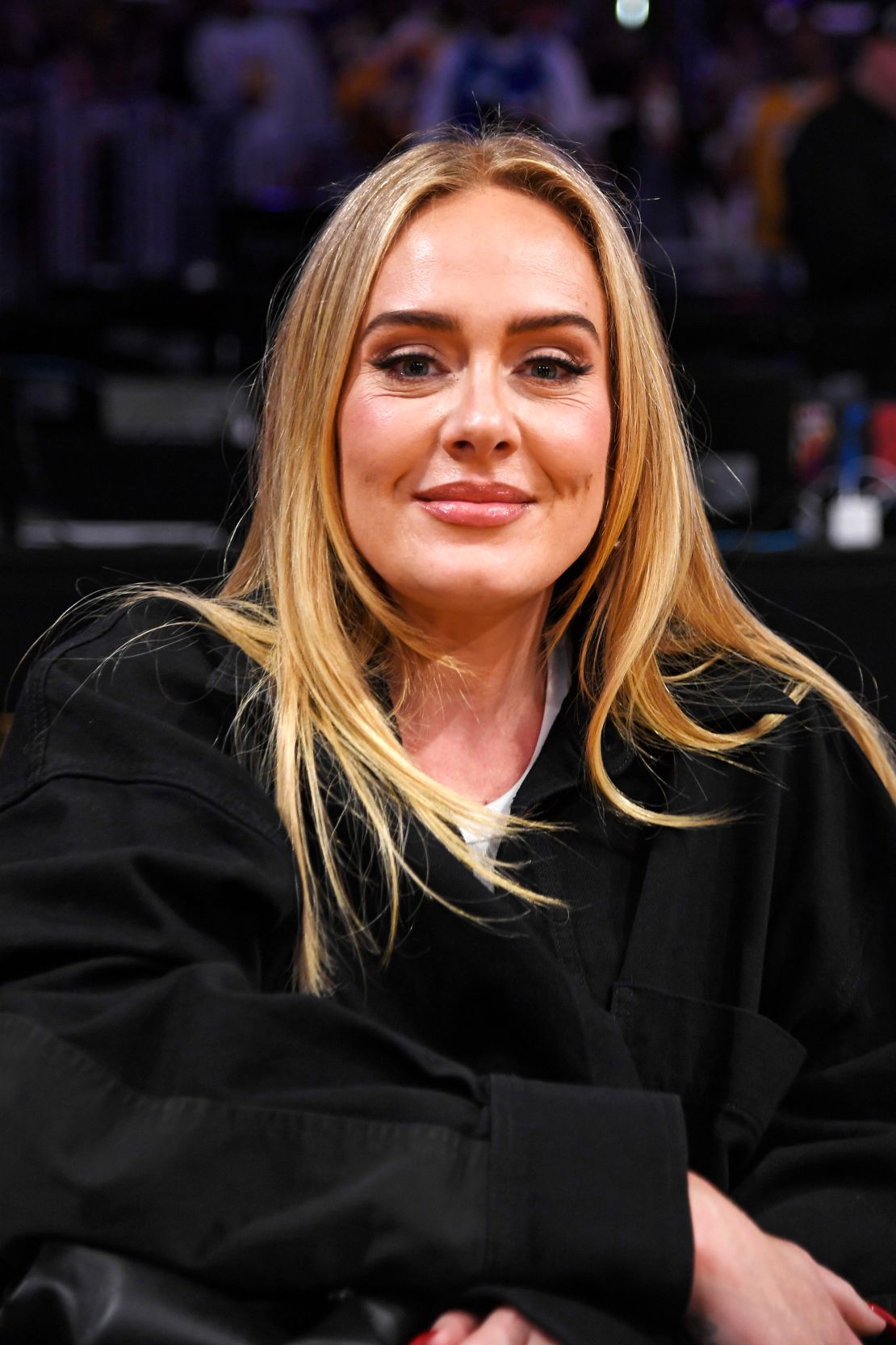 LOS ANGELES, CALIFORNIA - MAY 20: Adele attends game three of the Western Conference Finals between the Los Angeles Lakers and the Denver Nuggets at Crypto.com Arena on May 20, 2023 in Los Angeles, California. NOTE TO USER: User expressly acknowledges and agrees that, by downloading and or using this photograph, User is consenting to the terms and conditions of the Getty Images License Agreement. (Photo by Kevork Djansezian/Getty Images)