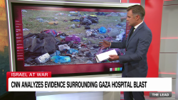 Never-before-seen video of crater from Gaza hospital blast | CNN