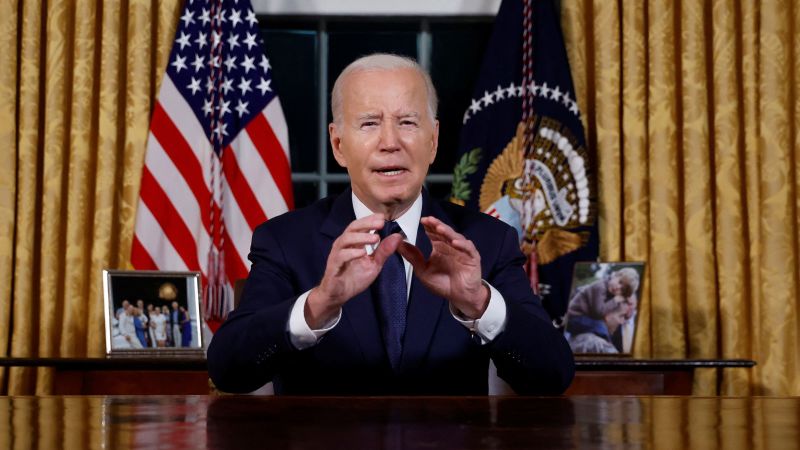 READ: Biden’s remarks on wars in Ukraine and Israel | CNN Politics