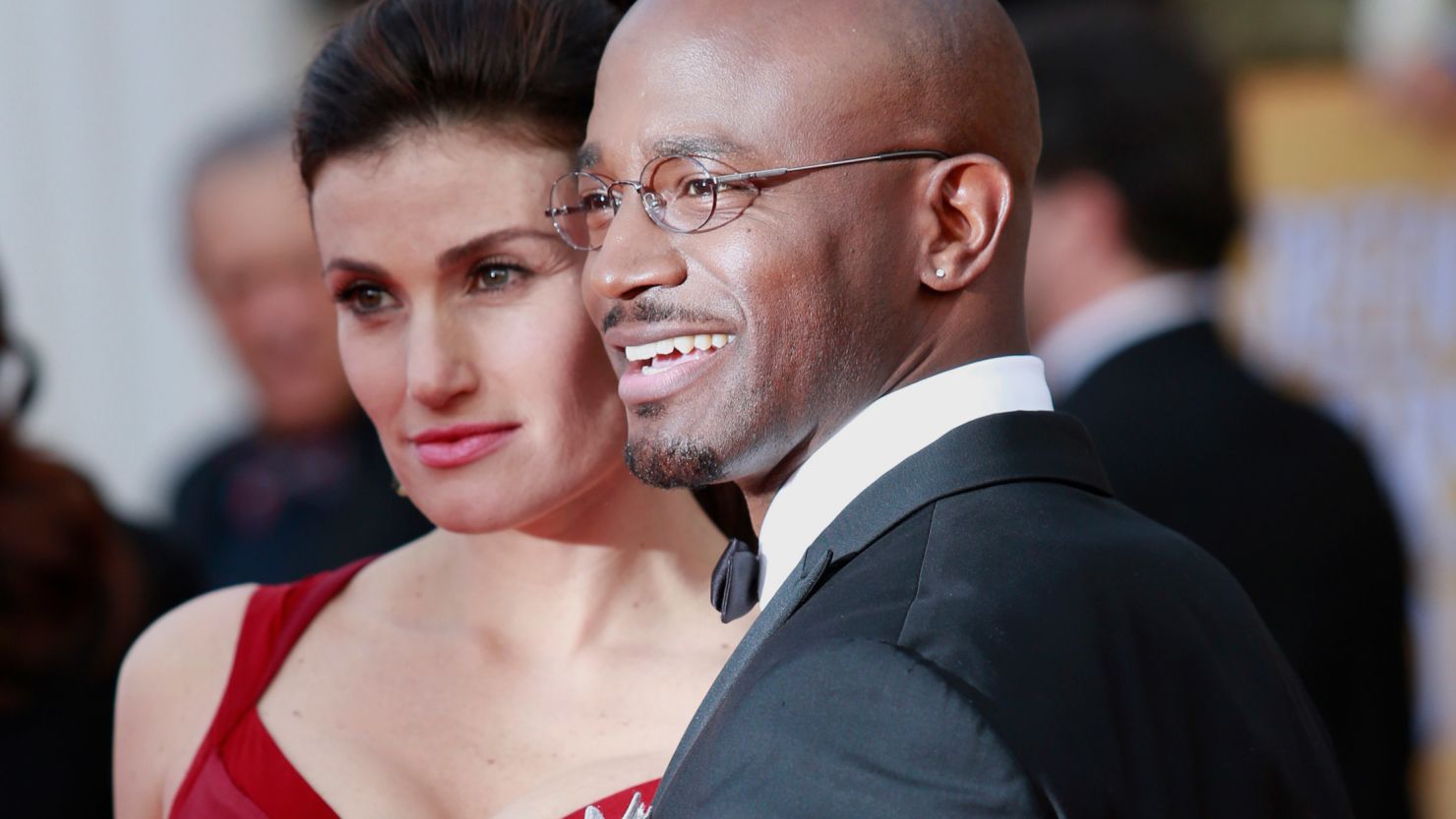 Idina Menzel and Taye Diggs in 2013.