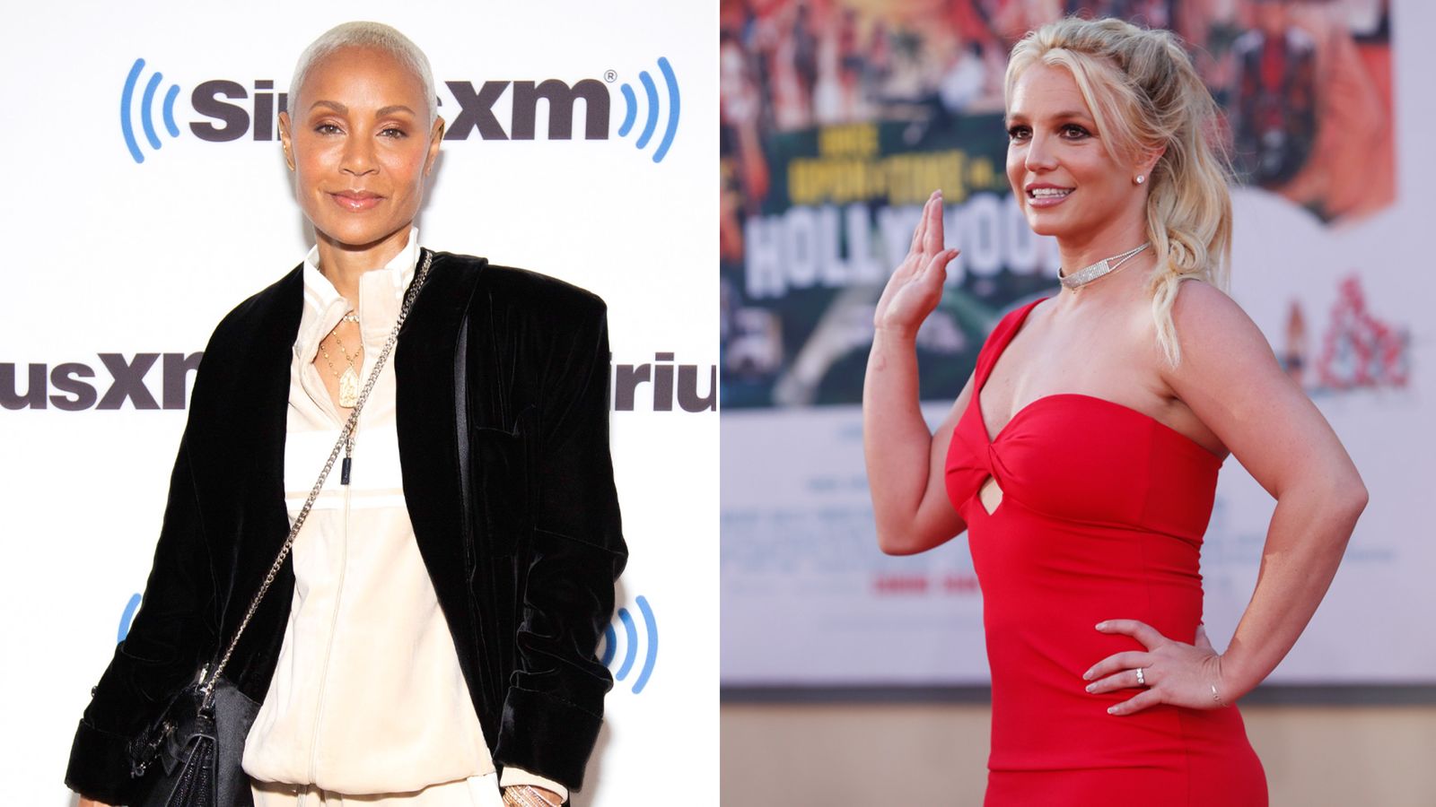 Britney Spears and Jada Pinkett Smith demonstrate the delicate