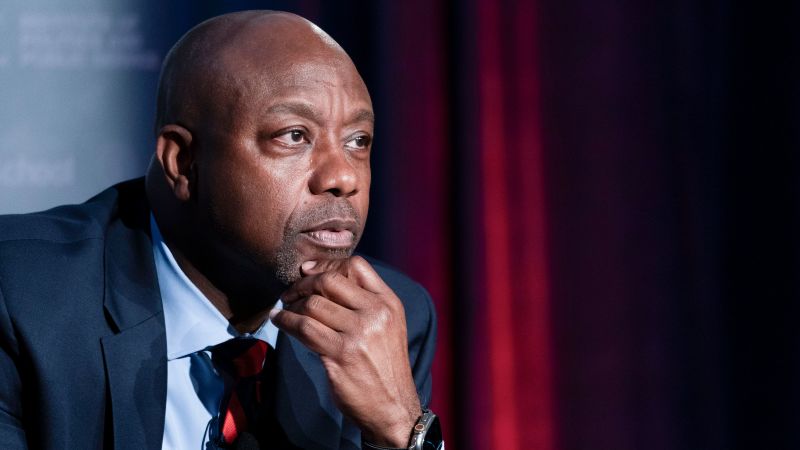 NextImg:Tim Scott doubles down on Iowa amid pressure to rise in primary field | CNN Politics