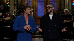 Bad Bunny Brings Bilingual Laughs (With Mick Jagger And Pedro Pascal) To  Saturday Night Live