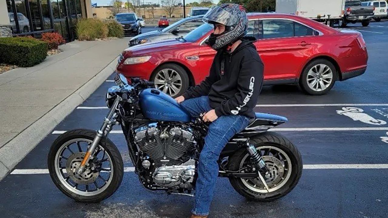 Taylor Boyle, in a photo provided to authorities during the search, was found alive in an embankment nearly three days after a motorcycle crash.