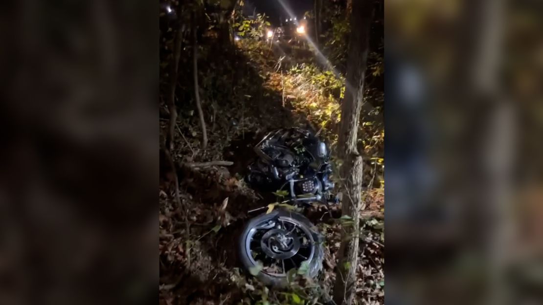 Taylor Boyle and his motorcycle were found in a rural area of Powell, Tennessee.