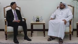 On October 19, 2023, Special Envoy of the Chinese Government on the Middle East Issue Zhai Jun met in Doha with Minister of State of Qatari Ministry of Foreign Affairs Mohammed bin Abdulaziz Al-Khulaifi. The two sides had an exchange of views on the current Palestine-Israel situation.