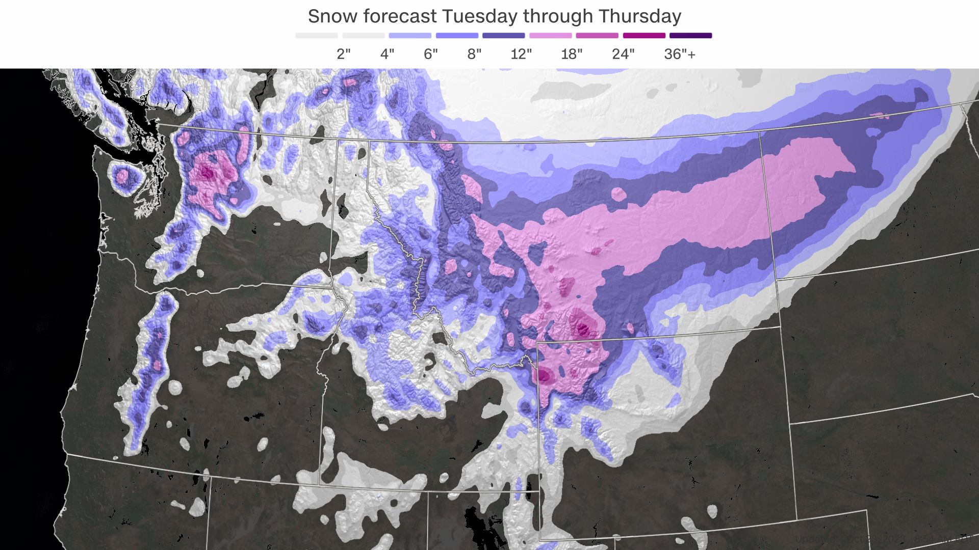 Northwestern US snowstorm takes aim in an early sign of winter