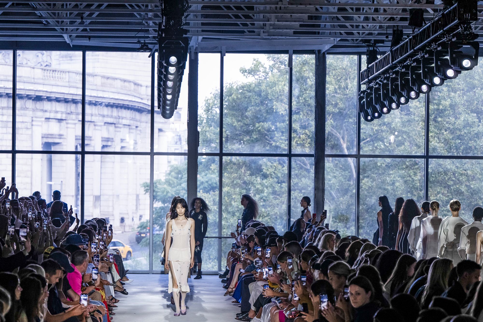 Models walk in the finale of the Spring-Summer 2024 3.1 Phillip Lim show show at New York Fashion Week on September 10.