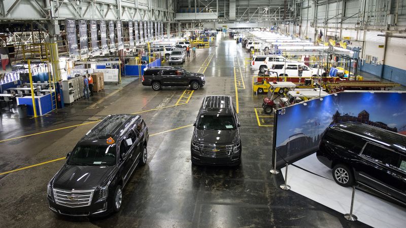 Read more about the article UAW strikes GM’s largest plant that makes its very profitable full-size SUV – CNN