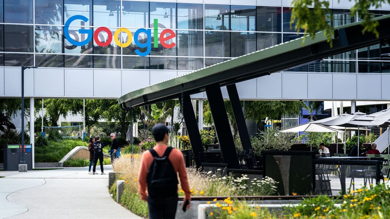 Google campus in Mountain View, California on Wednesday May 10, 2023.