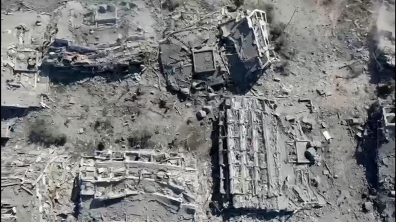 Gaza drone destruction video