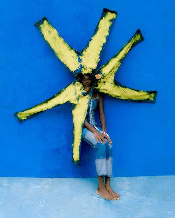 The pair have also had their work shown on the PhotoVogue platform and worked with brands including Levi's. In their Levi's collaboration, they recreated Togolese folklore and fairy tale characters using jeans from their local second-hand market.