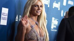 Singer Britney Spears attends the 29th Annual GLAAD Media Awards at the Beverly Hilton on April 12, 2018 in Beverly Hills, California. (Photo by VALERIE MACON / AFP) (Photo by VALERIE MACON/AFP via Getty Images)