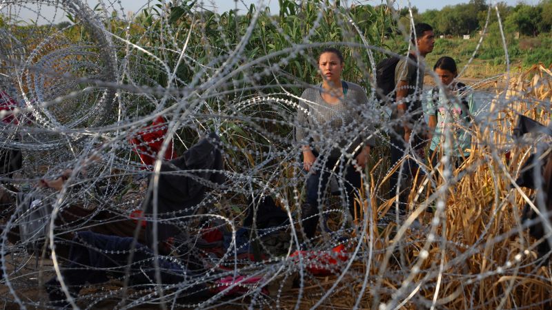 NextImg:Texas AG sues Biden administration for cutting razor wire at the US-Mexico border | CNN Politics