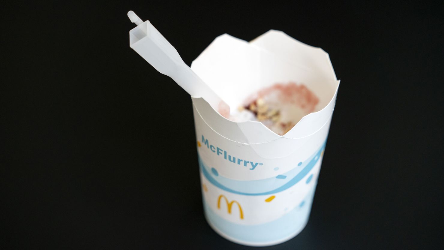 McDonald's is phasing out McFlurry spoons.