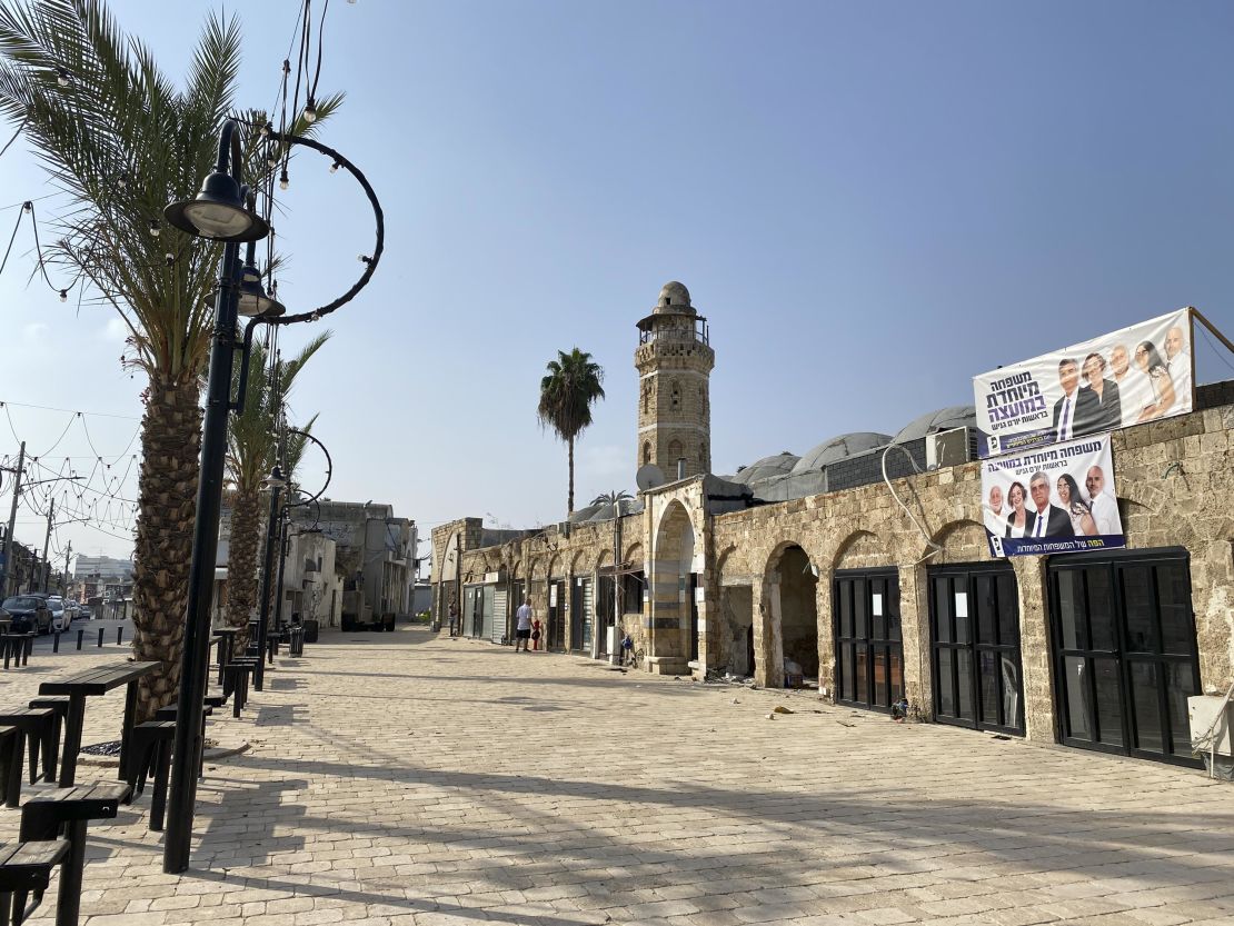 The old mosque of al-Majdal is the only thing that remains from the once thriving Palestinian town.