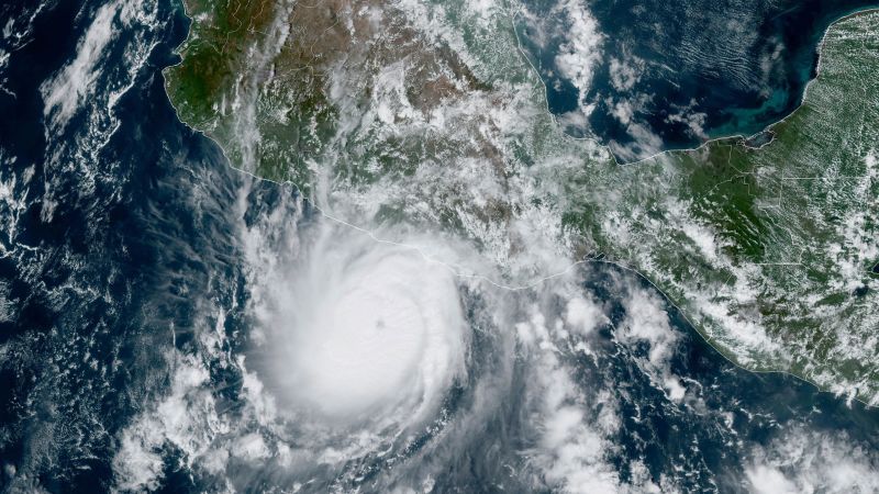 Hurricane Otis’ explosive intensification is symptom of the climate crisis, scientists say