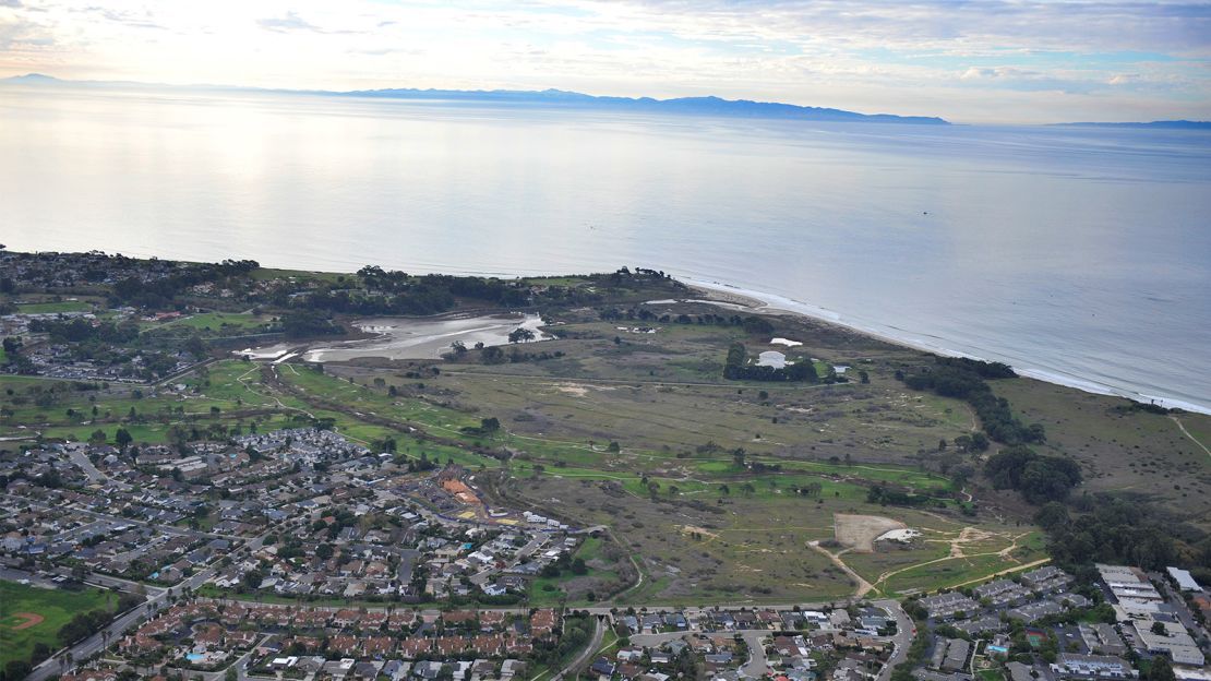 Santa Barbara's Ocean Meadows golf course has been returned to its wetland state, which doubles as a flood defense for the city.