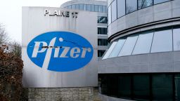 Brussels, Belgium. 21st December 2020. Exterior view of Pfizer Pharmaceutical company's offices.