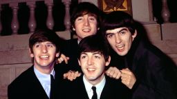 (From left) Ringo Starr, John Lennon, Paul McCartney, George Harrison of The Beatles in 1964. 