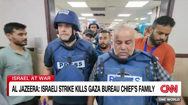 Al Jazeera Says Bureau Chief’s Family Killed In Gaza Strike | CNN