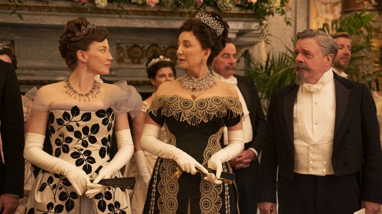 Carrie Coon, Donna Murphy and Nathan Lane in season 2 of HBO's "The Gilded Age."