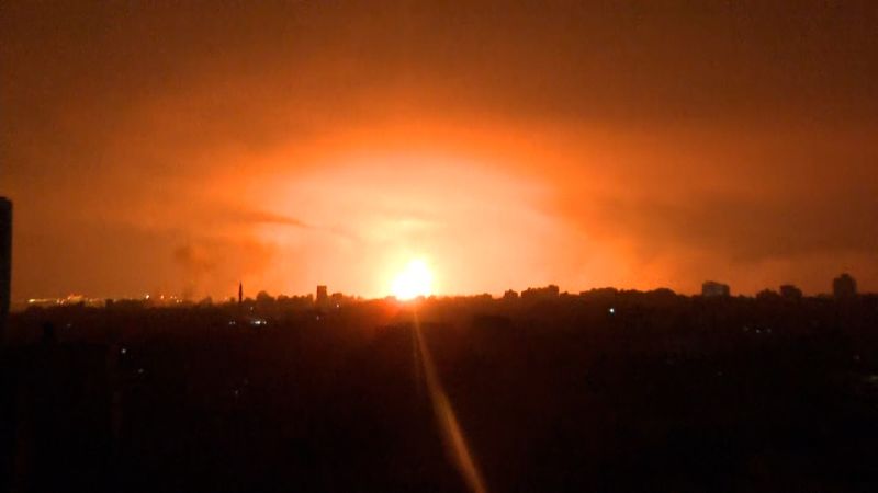 Video shows extensive airstrikes on Gaza