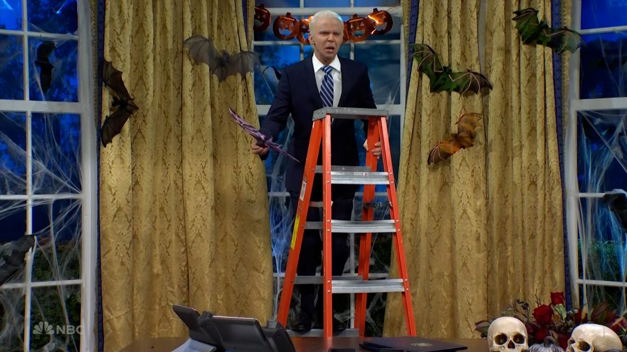 Christopher Walken guest stars in spooky Biden themed ‘SNL’ cold open CNN Business