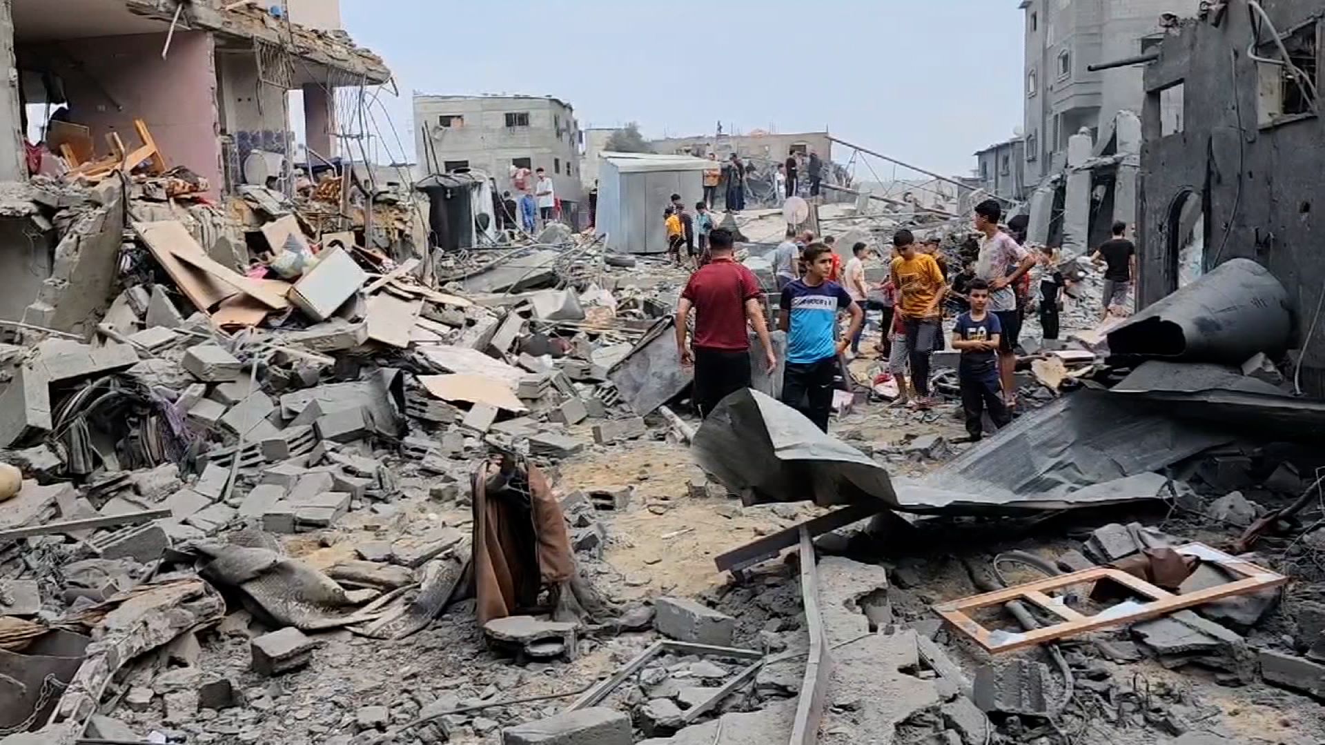 Drone Footage Shows Extensive Damage Near Refugee Camp In Gaza | Cnn